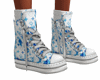 Blue,White Sneakers