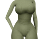V-Cute Olive Jumpsuit