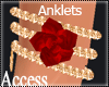 A. Gold Rose Anklets