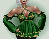 Emerald & Gold Frilly
