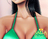 ! Satin Green Bra