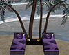 Purple Palm Lounge Chair