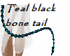 teal black bone tail