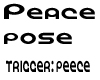 peace pose:trigger:peece
