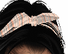 headband fall plaid