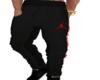 Jordan Blk/Red Joggers