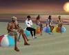 6 Beach Ball Seats