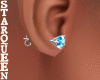 Silver Earring(Blue)