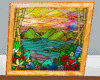 AJ Stain Glass Panel I