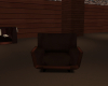 (S)Poseless brown chair