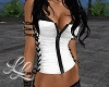 Corsage Top White Sexy