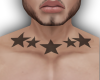 Stars-Neck Tattoo