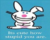 Happy Bunny Sticker V5