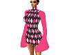 ~B~Argyle Pink Dress