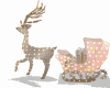 Xmas Deer Sleigh