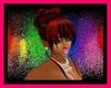 Red and Black Wig