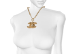 ChaneI Quilted Pendant