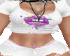 Bear Belly Chain Pink