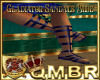 QMBR Gladiator Sandal Bl