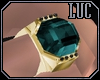 [luc] G Ring Aquamarine