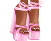 CA Pink Crochet Heels
