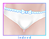 Femboy Blue Bow Panties