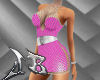 JB Hot Pink Chain Dress