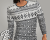 *B* Winter Gray Sweater