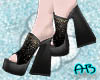 [AB]Black Glitter  Shoes