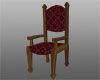 ~V~ Cushioned Wood Chair