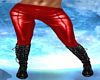 Red PVC Pants & Boots