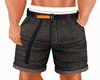 GM's Black Denim Shorts
