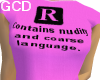 GCD - R-Rated - hot pink