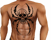 Spiderskull Chest tattoo