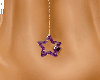Purple Star Long Necklac