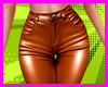 brown leather pants