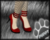 [Pup] Red Studded Heels