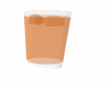 glass of orange koolade