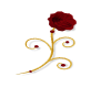 Red Rose Wall Decor