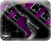 ! Purple buckle boot HX1