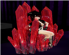 Red crystal Throne