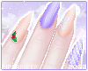 P| XMas Nails v2 - Lilac