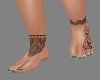 !R! Tattoo Feet Green 2