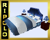 6 Pose Blue Cuddle Bed