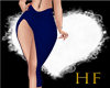 ^HF^ Blue Slit Skirt