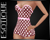 |E! Pink Pois Swimwear