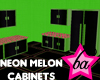 (BA) Neon Melon Cabinets