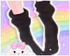 🌙 Fluffy Socks Black