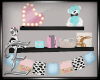Kids Cow Room shelving
