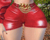 red shorts   top